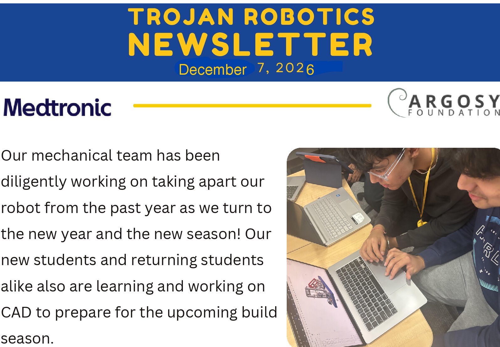 December 2025 Newsletter