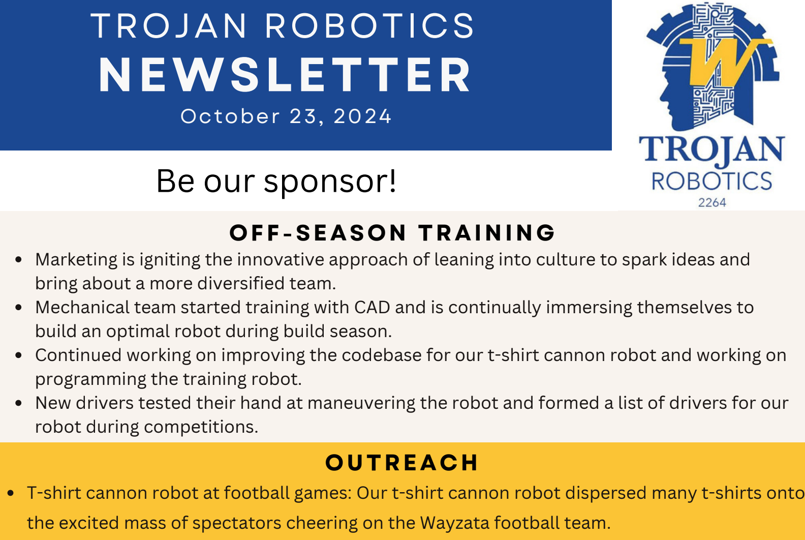 October 2024 Newsletter