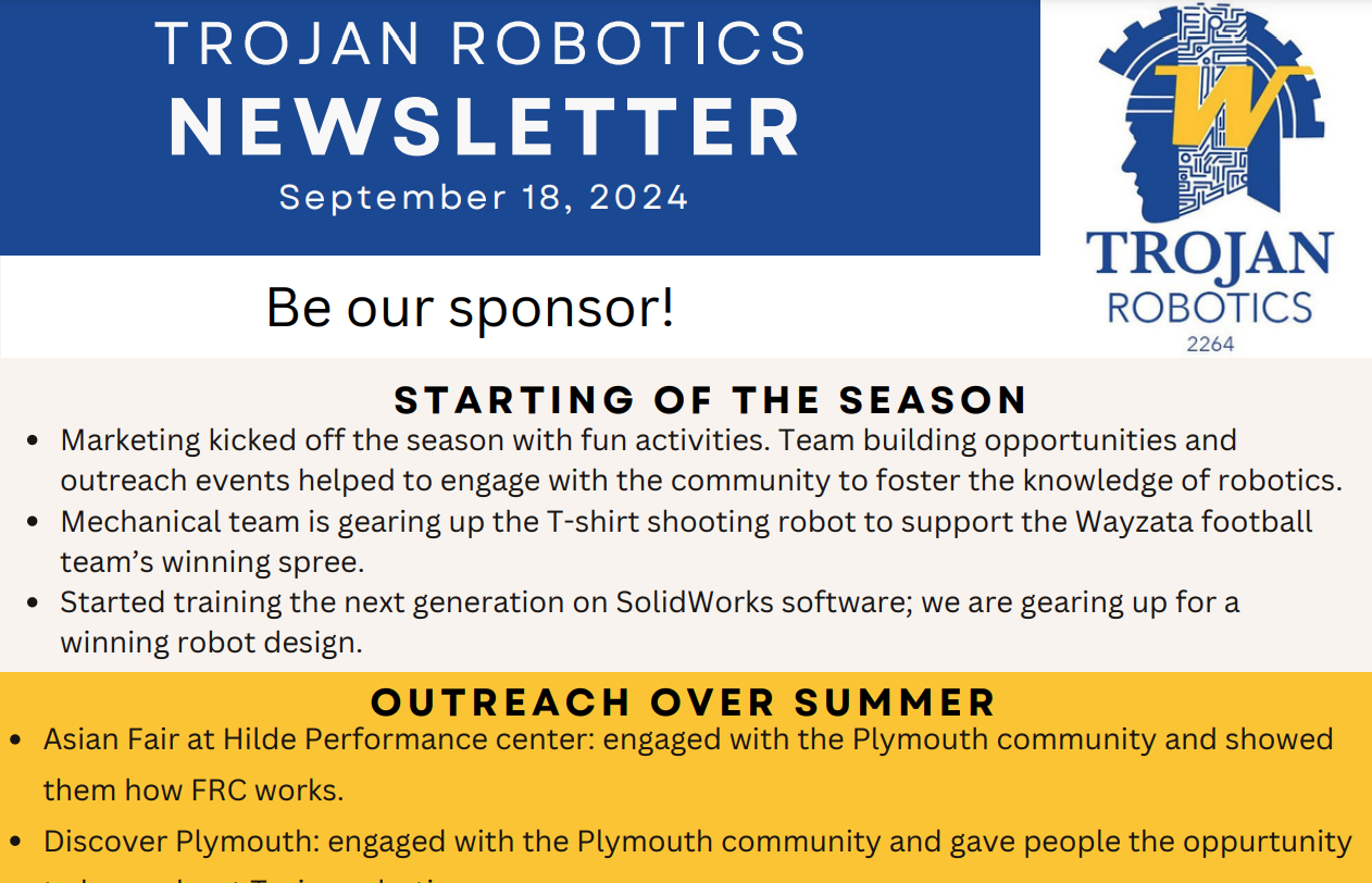 September 2024 Newsletter